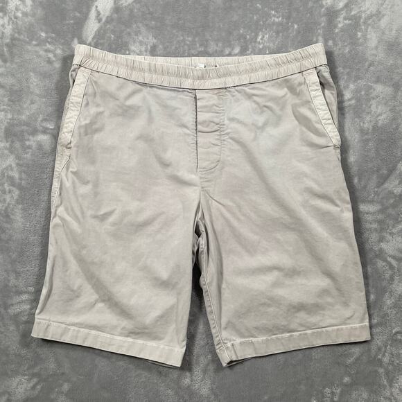 James Perse Shorts Mens XL Washed Drawstring Casual Basic Pull On Button Fly - Picture 1 of 14